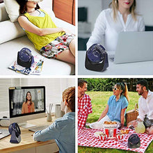 Carica l'immagine nel visualizzatore di Gallery, homeasy Ventilatore USB da Tavolo, Mini Silenzioso e Potente Blu