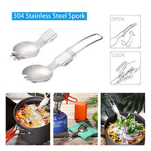 Carica l'immagine nel visualizzatore di Gallery, Odoland Camping Cookware Kit con Pentola e Padella da Campeggio in Alluminio...