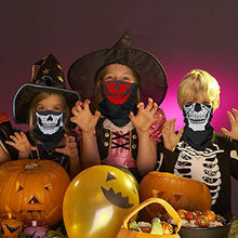 Carica l'immagine nel visualizzatore di Gallery, JAHEMU Maschera Teschio Skull Mask Cranio di Viso Senza Cucitura Tubo...