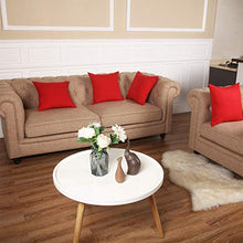 Carica l'immagine nel visualizzatore di Gallery, 4 Pacchi Fodere Cuscini Decor Esterno Impermeabili per Balconi, Federa Rosso