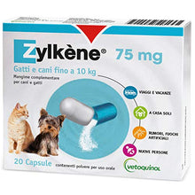 Carica l'immagine nel visualizzatore di Gallery, Zylkene Mangime Complementare per Gatti e Cani Fino a 10 Kg