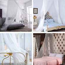 Carica l'immagine nel visualizzatore di Gallery, QXMCOV Zanzariera Letto con Sospensione Installa Kit e Borsa Portatile,...