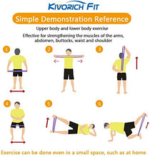 Carica l'immagine nel visualizzatore di Gallery, Kivorich Fit Elastici Fitness, Banda Elastica Fasce Elastiche di Resistenza...