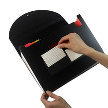 Carica l'immagine nel visualizzatore di Gallery, MonQi Cartella Portadocumenti con Coperchio, 24 Tasche, per 24 Tasche