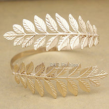 Carica l'immagine nel visualizzatore di Gallery, RechicGu greco Roman Laurel Leaf braccialetto bracciale Vintage Gold