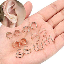 Carica l'immagine nel visualizzatore di Gallery, LEEQ 6 Paia Orecchio Clip in Acciaio Inossidabile Non Piercing Orecchini... - Ilgrandebazar