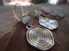 Carica l'immagine nel visualizzatore di Gallery, ✿ BOHO MANDALA etno STONE ✿ orecchini gancio lungo