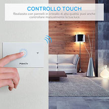 Carica l'immagine nel visualizzatore di Gallery, Interruttore Smart, Maxcio Alexa della Luce, Switch Wifi 1 Gang