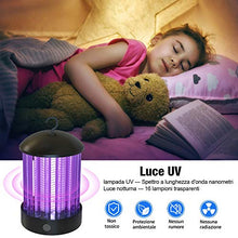 Carica l'immagine nel visualizzatore di Gallery, QcoQce Zanzariera Elettrica USB Ricaricabile, IP66 Impermeabile UV BK006-B