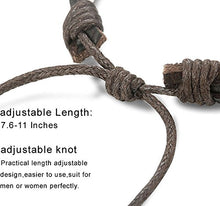 Carica l'immagine nel visualizzatore di Gallery, BESTEEL 28PCS Intrecciato Bracciali Pelle da Uomo Donna Punk Multilivello... - Ilgrandebazar