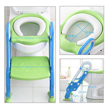 Carica l'immagine nel visualizzatore di Gallery, ADOVEL Riduttore WC per Bambini Ergonomico Con Schienale Alto, Baby training... - Ilgrandebazar