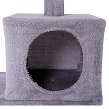 Carica l'immagine nel visualizzatore di Gallery, Dibea Albero Tiragraffi, Grigio chiaro - 80 cm grigio - Ilgrandebazar