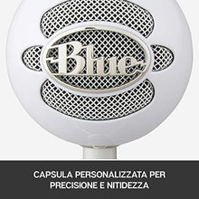 Carica l'immagine nel visualizzatore di Gallery, Blue Microphones Snowball iCE USB Solo Microfono per Registrazione e Bianco - Ilgrandebazar