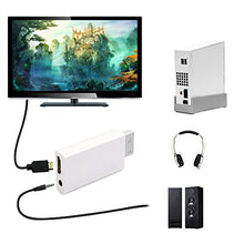 Carica l'immagine nel visualizzatore di Gallery, Thlevel Wii su HDMI adattatore Console convertitore con audio Nero