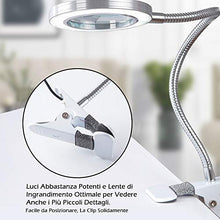 Carica l'immagine nel visualizzatore di Gallery, Lampada Estetista con Lente d'Ingrandimento 8 Diottrie,Lampada LED USB... - Ilgrandebazar