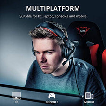 Carica l'immagine nel visualizzatore di Gallery, Trust GXT 310 Cuffie da Gaming, Nero Nero/Rosso