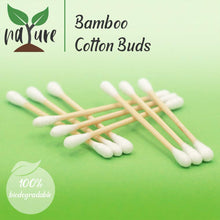 Carica l'immagine nel visualizzatore di Gallery, BLUZELLE [200 pezzi] Bamboo Buds, tamponi di cotone 100% privi plastica e... - Ilgrandebazar