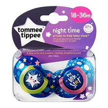 Carica l'immagine nel visualizzatore di Gallery, Tommee Tippee Succhietti Night Time, 18-36 Mesi, Modelli assortiti, 2 Pezzi - Ilgrandebazar