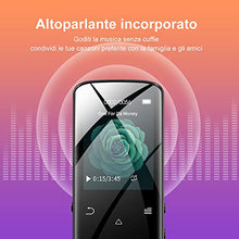 Carica l'immagine nel visualizzatore di Gallery, RUIZU Lettore Mp3, Mp3 da 8 GB con Bluetooth, Altoparlante...