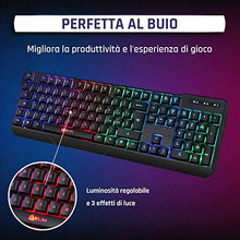 Carica l'immagine nel visualizzatore di Gallery, KLIM™ Chroma Tastiera Wireless Italiana - Sottile, Resistente,