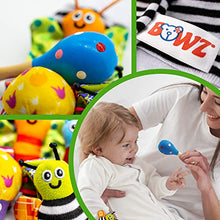 Carica l'immagine nel visualizzatore di Gallery, BOWZ Sonagli Neonato e Maracas - Giocattoli per Bambini 4 Pezzi + 1