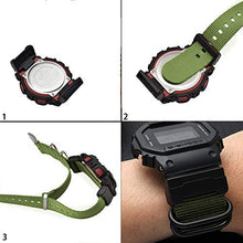 Carica l'immagine nel visualizzatore di Gallery, YOOSIDE Cinturino di ricambio per Casio G-Shock, NATO in nylon con Nero - Ilgrandebazar