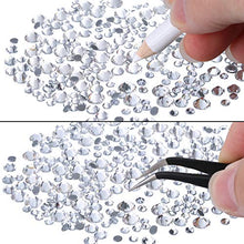 Carica l'immagine nel visualizzatore di Gallery, Jovitec 2000 Pezzi Strass di Vetro Flatback Hot Fix Rotondo Gemme Grigio - Ilgrandebazar