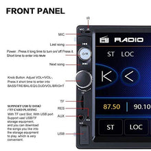 Carica l'immagine nel visualizzatore di Gallery, 17,8 cm Doppia Din Car Audio Stereo Bluetooth Touch MP5 Player USB FM... - Ilgrandebazar