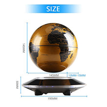 Carica l'immagine nel visualizzatore di Gallery, EASY EAGLE Levitazione Magnetica, Globo Magnetico LED Fluttuante 6'' Oro
