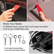 Carica l'immagine nel visualizzatore di Gallery, 19 Pezzi Strumento di Rimozione Auto, Kit Utensile Smontaggio per...