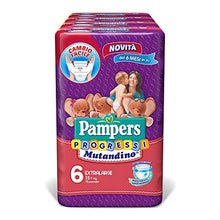Carica l'immagine nel visualizzatore di Gallery, Pampers Progressi Mutandino XL, 60 Pannolini, Taglia 6 (15+ Kg) - Ilgrandebazar