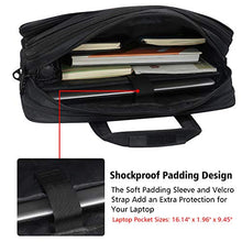 Carica l'immagine nel visualizzatore di Gallery, Taygeer Borsa da 17 pollici per laptop, borsa Messenger espandibile per...