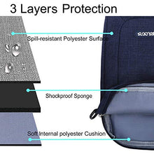 Carica l'immagine nel visualizzatore di Gallery, MOSISO Laptop Borsa a Spalla Compatibile con 13-13,3 Pollici, Blu Navy