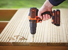 Carica l'immagine nel visualizzatore di Gallery, Black+Decker BDCHD18K-QW Trapano/Avvitatore con Percussione, 18 W, 1 Batteria