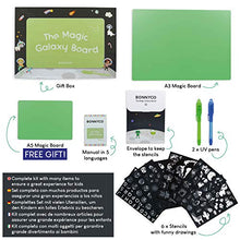 Carica l'immagine nel visualizzatore di Gallery, BONNYCO Tablet Magico A3 e A5, 6 Stencil e 2 Penne Spia Magic Giochi... - Ilgrandebazar
