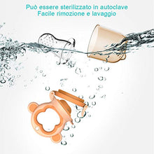 Carica l'immagine nel visualizzatore di Gallery, Faburo 2pcs Ciuccio per Alimenti/Frutta Bambini + 9pcs in...