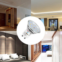 Carica l'immagine nel visualizzatore di Gallery, Lampadine LED GU10, 5Watt Pari ad alogene da 60Watt, Luce Bianca Fredda 6000K