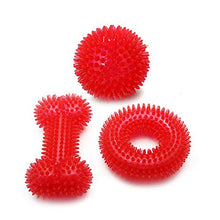 Carica l'immagine nel visualizzatore di Gallery, PET SPPTIES Squeak per aggressivi Chewers Giocattolo da Denti 3PCS Red