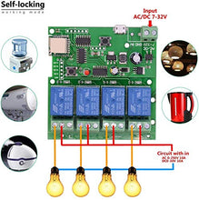Carica l'immagine nel visualizzatore di Gallery, Newgoal WiFi Relè jog momentaneo/Interruttore autobloccante Modulo Dc4-ew