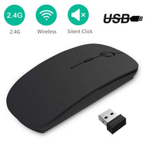 Carica l'immagine nel visualizzatore di Gallery, GeekerChip Mouse Wireless 2.4G,Mouse Senza Fili,Mouse Silenzioso ed...