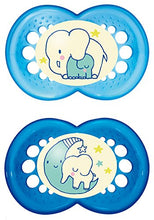 Carica l'immagine nel visualizzatore di Gallery, MAM 667077 – Night silicone 16 +, confezione doppia, Modelli assortiti blau - Ilgrandebazar