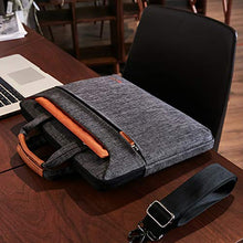 Carica l'immagine nel visualizzatore di Gallery, DOMISO 17.3 Pollici Borsa a Tracolla per Laptop Pollici, Marrone