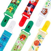 Carica l'immagine nel visualizzatore di Gallery, Lcitin Clip Ciuccio Catena Per - 6 PCS Catenella Portaciuccio Per... - Ilgrandebazar
