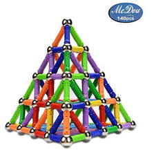 Carica l'immagine nel visualizzatore di Gallery, McDou Bastoncini magnetici, magnetici e Sfere 140PCS, Bastoncini... - Ilgrandebazar