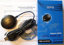 Carica l'immagine nel visualizzatore di Gallery, 167 Canali RICEVITORE GPS USB SkyTraq Venus 6 Chipset ricevitore