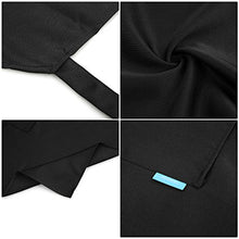 Carica l'immagine nel visualizzatore di Gallery, Esonmus Grembiule regolabile da 2 pezzi con 2 tasche Grembiuli Cucina Nero