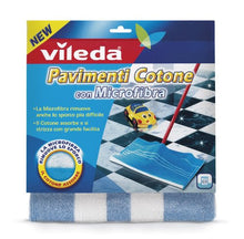 Carica l'immagine nel visualizzatore di Gallery, Vileda Panno Pavimenti Cotone con Microfibra, Assorbente, per...