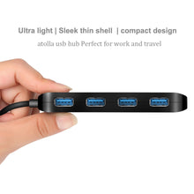 Carica l'immagine nel visualizzatore di Gallery, Atolla Hub USB 3.0 4 Porte Super Sottile per Trasmissione Dati Alta... - Ilgrandebazar