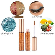 Carica l'immagine nel visualizzatore di Gallery, 10 Colori/Set Glitter Ombretto Liquido Eyeliner,MS. Dear 10 pezzi, 10 Color - Ilgrandebazar