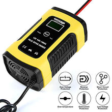 Carica l'immagine nel visualizzatore di Gallery, Caricabatteria Auto di Carica 6A/12V Multi Protezioni Automatico...